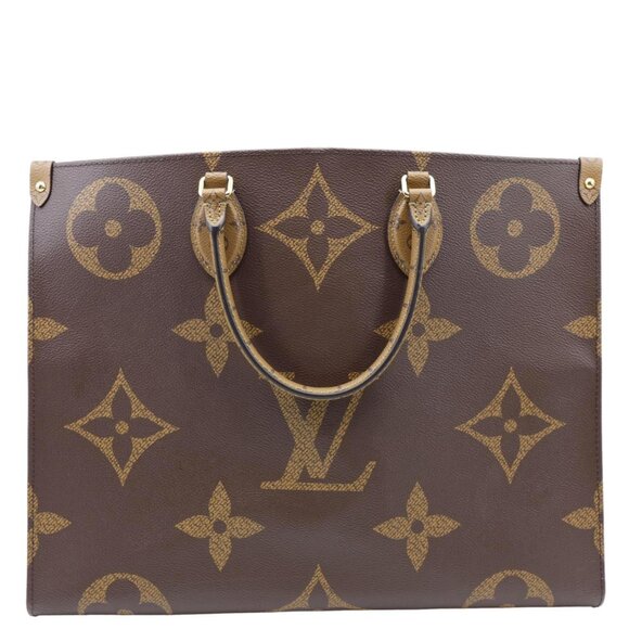Louis Vuitton Onthego GM Giant Monogram Reverse Canvas Tote Bag - Picture 4 of 13
